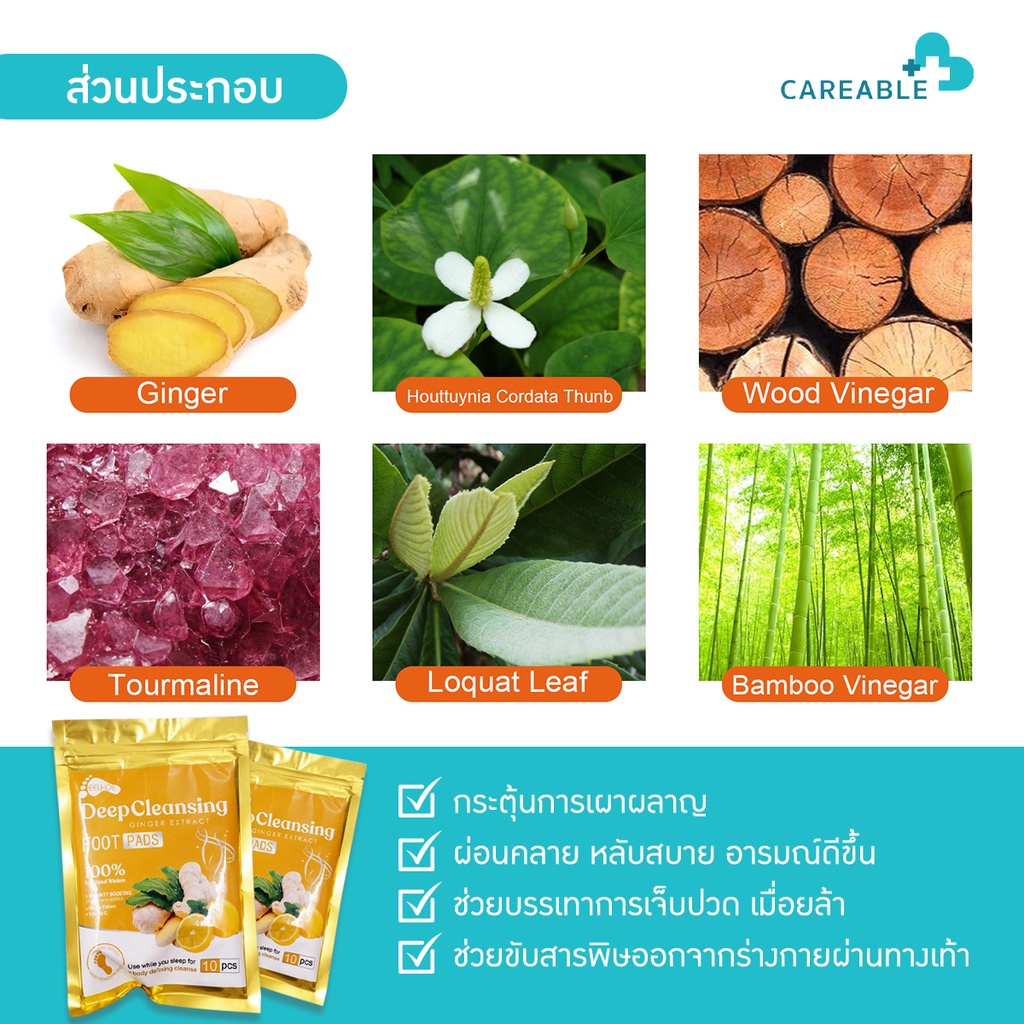 eelhoe-แผ่นแปะเท้า-ดูดสารพิษ-บรรเทาความเครียด-ขจัดสารพิษ-deep-cleansing-food-pads-1ซอง-10แผ่น