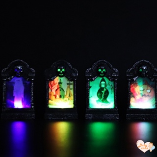 โคมไฟ LED รูปหลุมฝังศพ สําหรับตกแต่งปาร์ตี้ฮาโลวีน