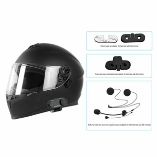 Freedconn KY PRO Bluetooth 5.0 Motorcycle Intercom Helmet Headset 1000M 2 Riders Group Talking Interphone with FM