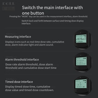 ⭐NEW ⭐Accurate RS 1000 Radiation Detector Dose Rate Recording Two Power Supply Methods