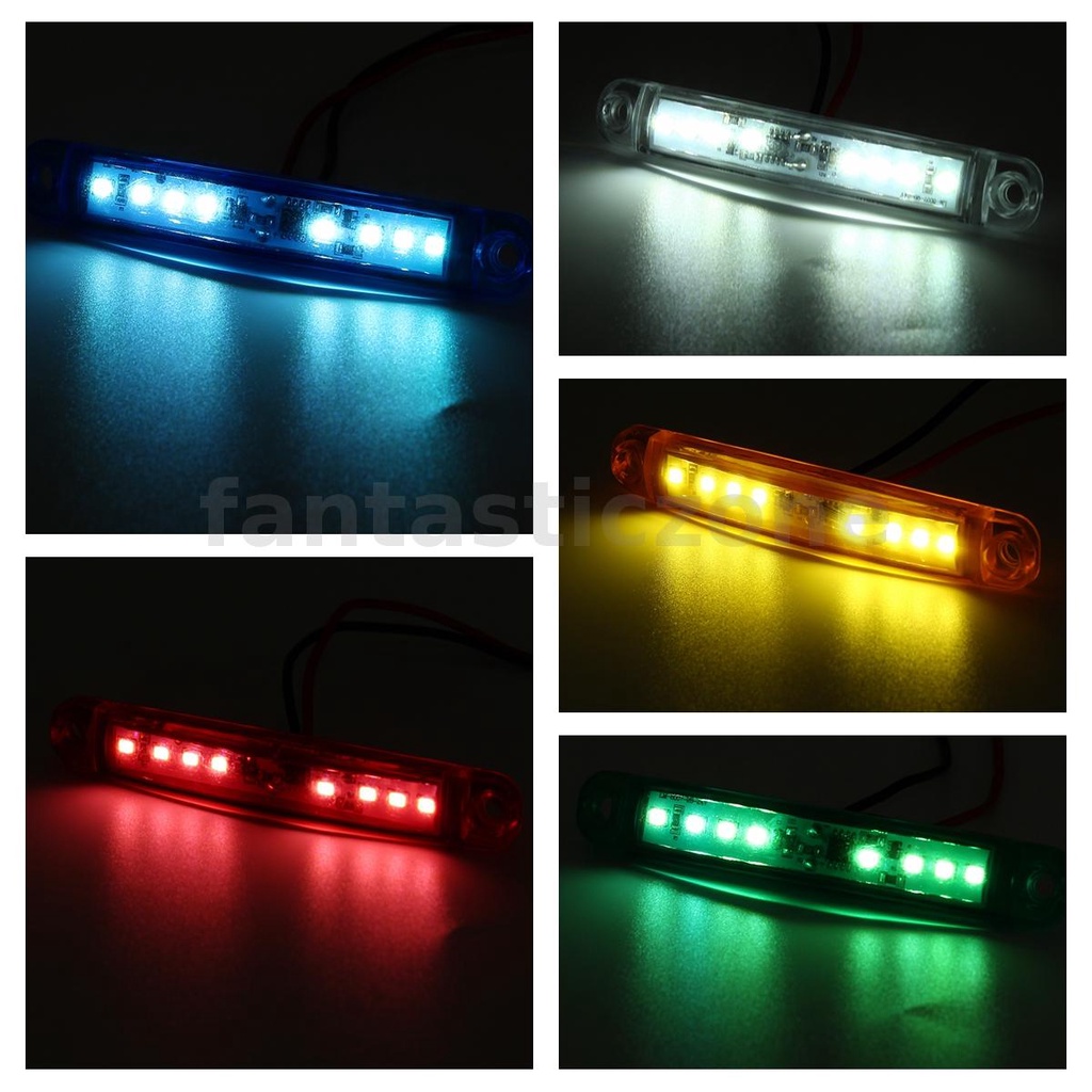 ไฟกระพริบฉุกเฉิน-led-8-12-ดวง-2-7w-สีเหลือง-แดง-น้ําเงิน-ขาว-สําหรับติดรถยนต์-รถบรรทุก