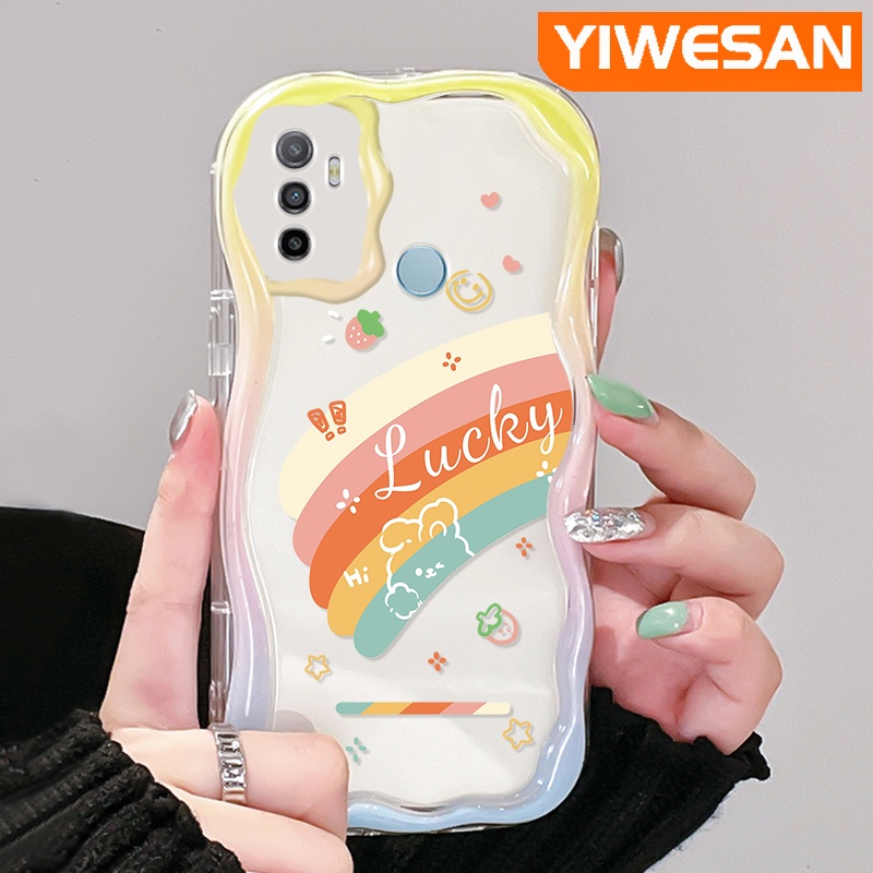 เคสโทรศัพท์มือถือ-ซิลิโคนใส-กันกระแทก-ลายการ์ตูนสายรุ้ง-สําหรับ-oppo-a53-2020-4g-a53s-4g-a32-a33-2020-a11s