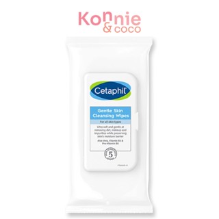 Cetaphil Gentle Skin Cleansing Wipes 25 Sheet เซตาฟิล เจนเทิล สกิน คลีนซิ่ง ไวพส์.