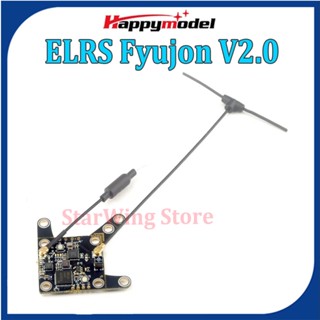 Happymodel ELRS Fyujon 2in1 โมดูลรับสัญญาณ ELRS 2.4GHz ในตัว และส่งสัญญาณภาพ VTX 5.8GHz 48CH สําหรับ RC FPV