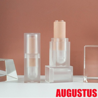 Augustus Diy หลอดเปล่าใสสําหรับใส่ลิปสติกลิปบาล์ม 12.1มม.Matte Frosted Frosted Crystal