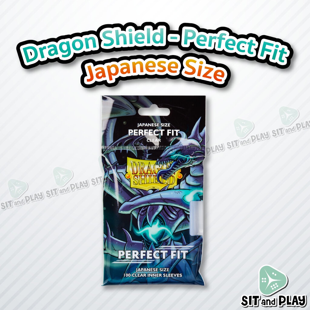 Dragon Shield Perfect Fit Japanese Size 100 Clear Inner Sleeves ซอง