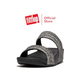 FITFLOP LULU SHIMMERWEAVE รองเท้าแตะผู้หญิง รุ่น GO2-231 สี BLACK