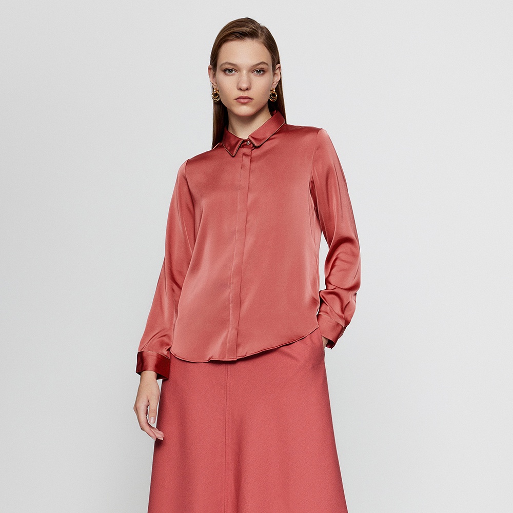 g2000-เสื้อเบลาส์ผู้หญิง-รูปทรงตรง-regular-fit-รุ่น-2924101136-orange