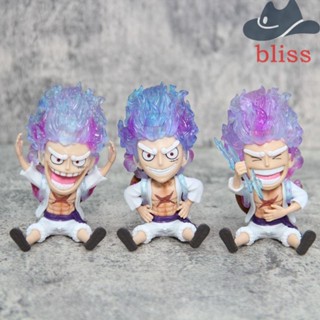 Bliss ฟิกเกอร์ PVC รูปปั้นการ์ตูนอนิเมะ Luffy Gear 5th Nika Luffy 5th Gear ของเล่นสําหรับเด็ก