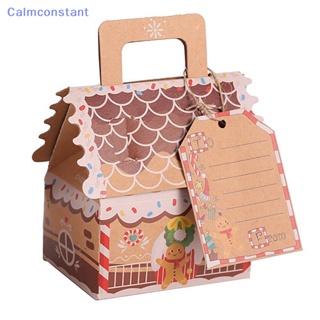 Ca&gt; กล่องขนม รูปบ้านซานตาคลอส ของขวัญปีใหม่ 2024 สําหรับตกแต่งบ้าน คริสต์มาส 4 ชิ้น