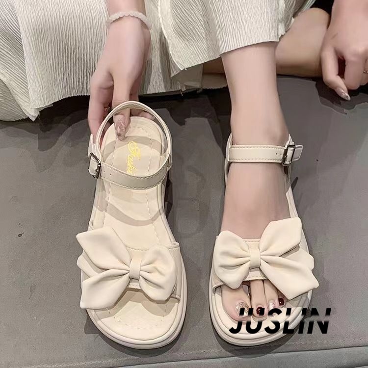 juslin-รองเท้าแตะผู้หญิง-ส้นแบน-ใส่สบาย-สไตล์เกาหลี-รองเท้าแฟชั่น-2023-ใหม่-ins-unique-รุ่นใหม่-คุณภาพสูง-d22e036-37z230910