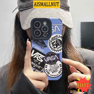 เคสโทรศัพท์มือถือ กันฝุ่น กันกระแทก ลายโลโก้ สีฟ้า สําหรับ IPhone 14 13 11 12 Pro Max 7 8 Plus X XR XSMAX