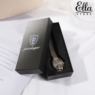 Ellastore123 กล่องเก็บนาฬิกาข้อมือ ฟองน้ํานิ่ม รูปไข่ สวยหรู สําหรับจัดระเบียบนาฬิกาข้อมือ