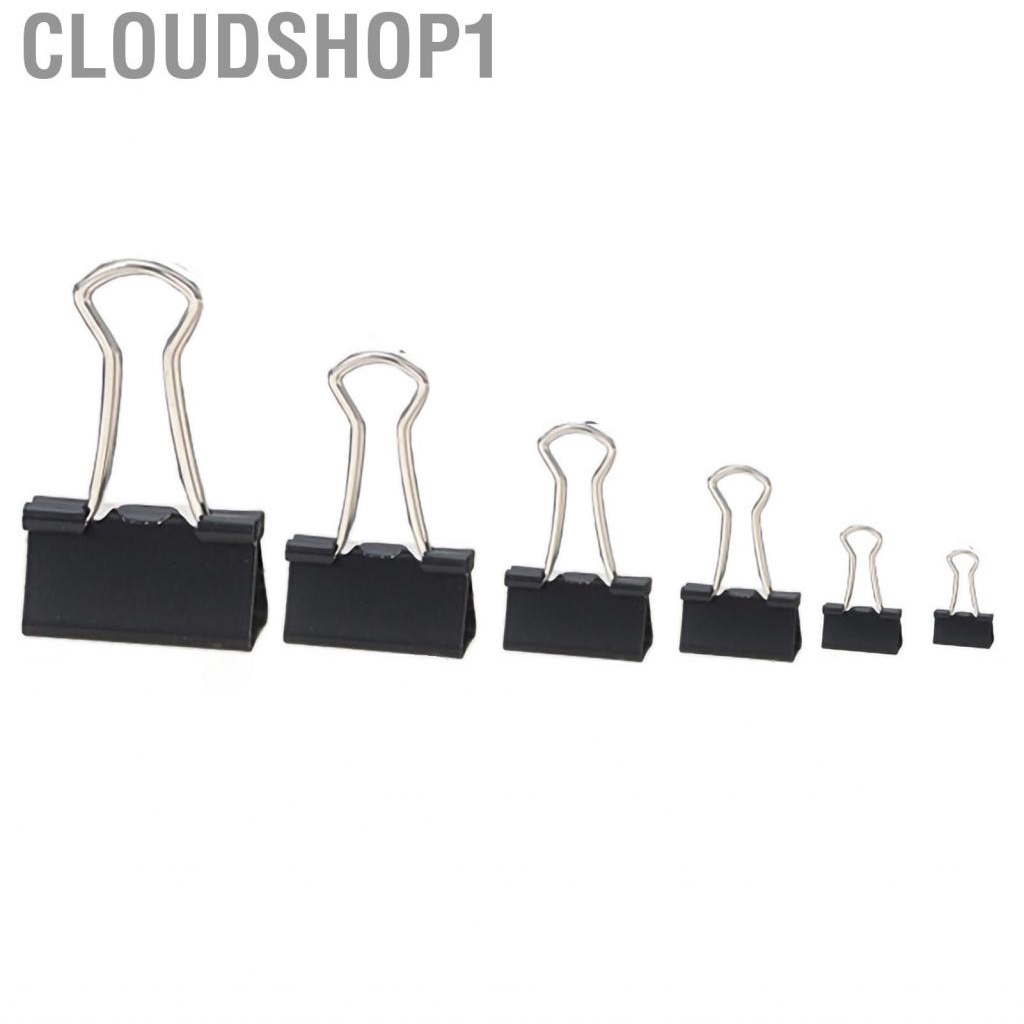 cloudshop1-bag-clips-wear-resistant-stainless-steel-iron-binder-for-clothes-office-household-school-black
