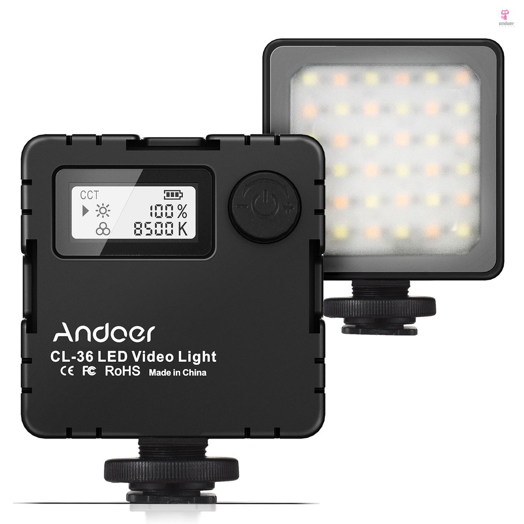 andoer-cl-36-mini-led-video-light-2800k-8500k-dimmable-photography-lamp-with-rechargeable-battery