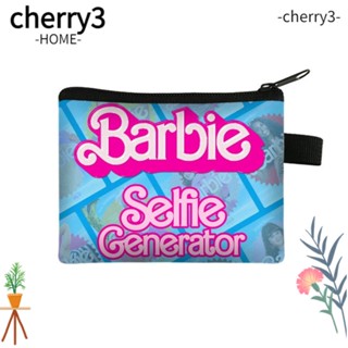 Cherry3 กระเป๋าใส่เหรียญ บัตรเครดิต ลายการ์ตูนเจ้าหญิงน่ารัก แบบพกพา สําหรับตุ๊กตาบาร์บี้