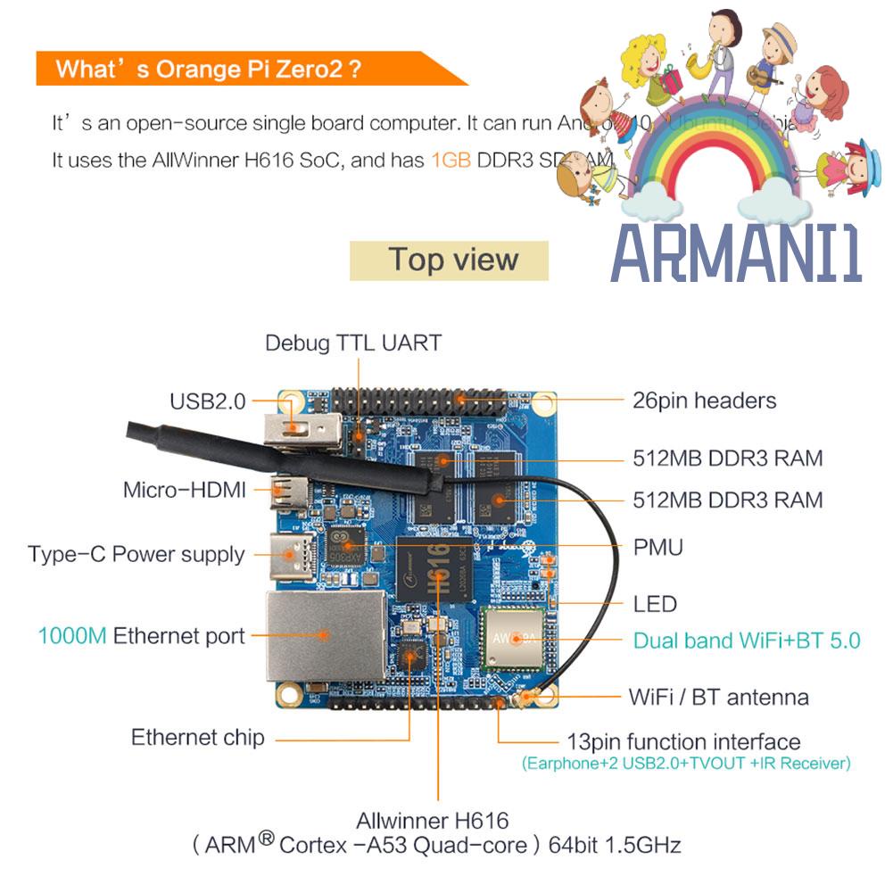 armani1-th-orange-pi-zero-2-บอร์ด-1gb-ram-quad-core-dual-band-wifi-โอเพ่นซอร์สบอร์ด