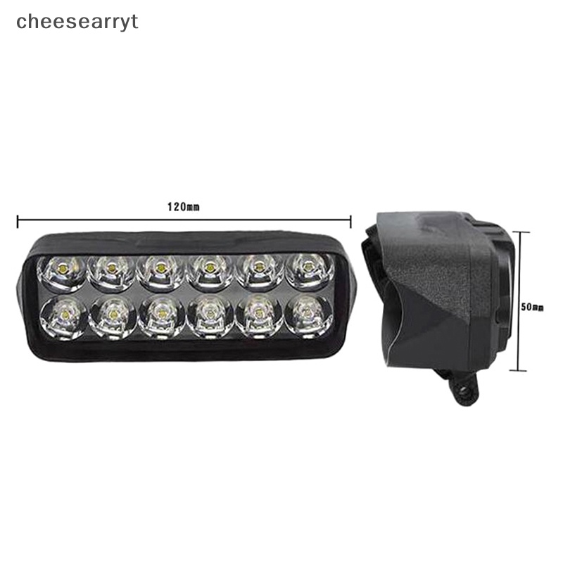 chee-ไฟสปอตไลท์-led-12-ดวง-สว่างมาก-สําหรับติดด้านหน้ารถมอเตอร์ไซค์-รถยนต์-en-1-ชิ้น