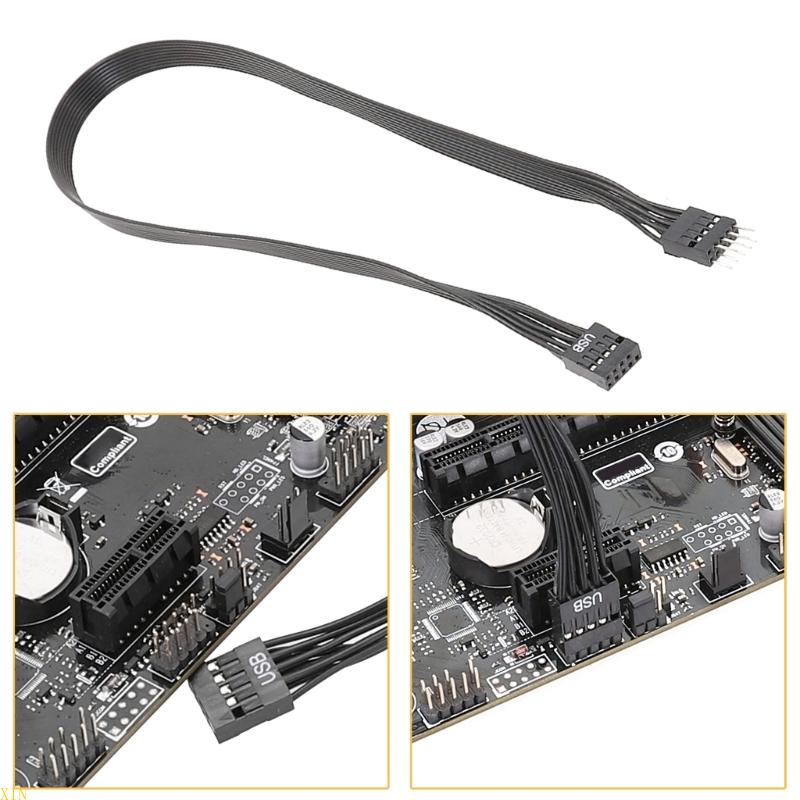 Xin อะแดปเตอร์แปลงสายไฟ 9-pin USB2 0 MB USB 9-pin ตัวผู้ เป็นตัวเมีย 20 ...