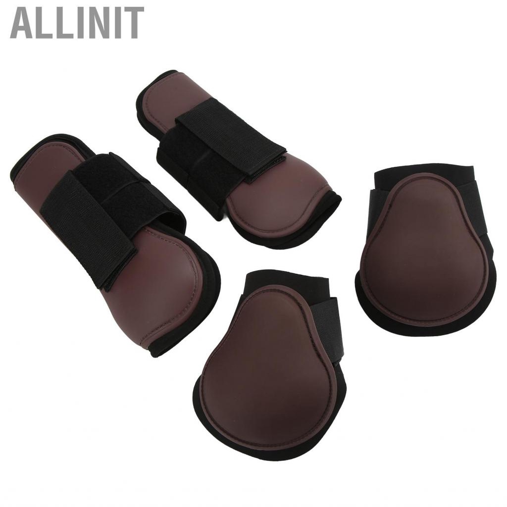 allinit-4pcs-farm-horse-leg-boots-support-boot-protection-equestrian-new