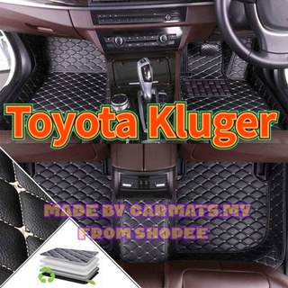 [ขายตรง] (Toyota Kluger Kereta) พรมปูพื้นรถยนต์ ระดับไฮเอนด์ พรมดี ขายตรงจากโรงงาน คุณภาพสูง และราคาถูก