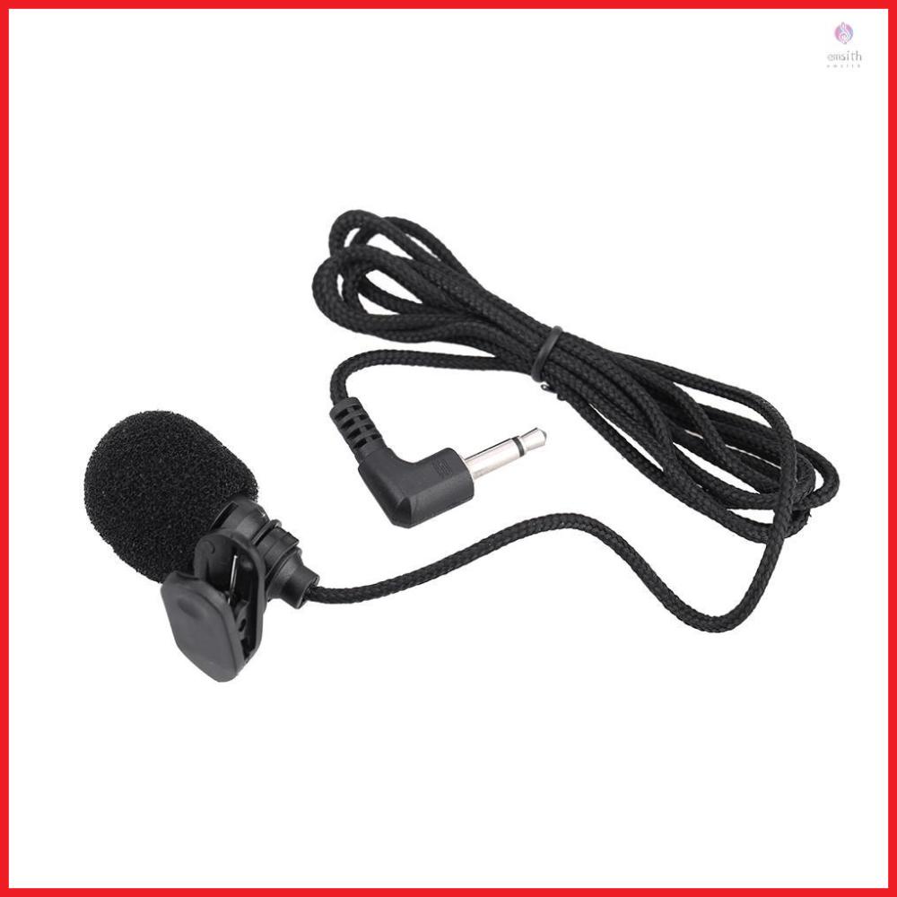 Mini Portable Clipon Lapel Condenser Microphone Mic Handsfree 3.5mm