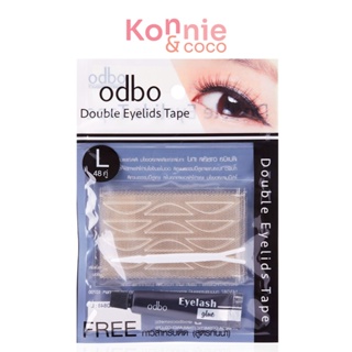 ODBO Double Eyelids Tape 48pairs OD848 #Size L ตาข่ายติดตาสองชั้น ติดง่ายแนบสนิท ให้ดวงตาดูกลมโต.