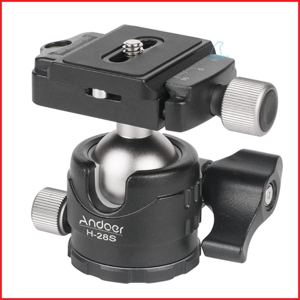 Andoer Mini Ball Head 360 Degree Panoramic Ballhead Mount for DSLR ...
