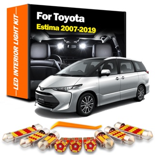 ชุดไฟอ่านหนังสือ Led ภายในรถยนต์ สําหรับ Toyota Estima ACR50 2007 2008 2009 2010 2011 2012-2019 13 ชิ้น