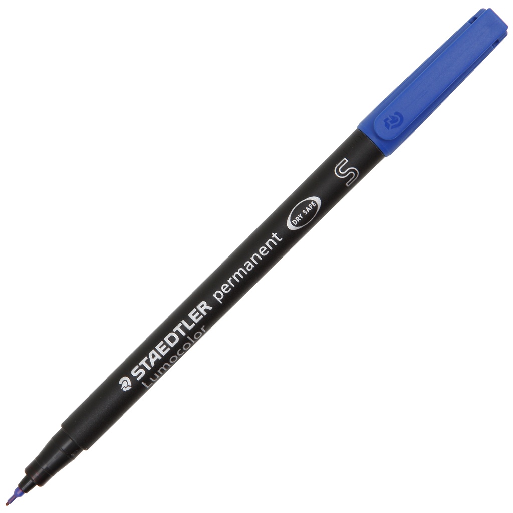 staedtler-ปากกาเขียนแผ่นใสลบไม่ได้-ขนาด-0-4-มม-สีน้ำเงิน