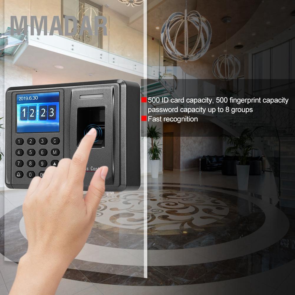 MMADAR TCP IP LCD ลายนิ้วมือ 125Khz RFID Card Reader ระบบควบคุมการเข้า ...