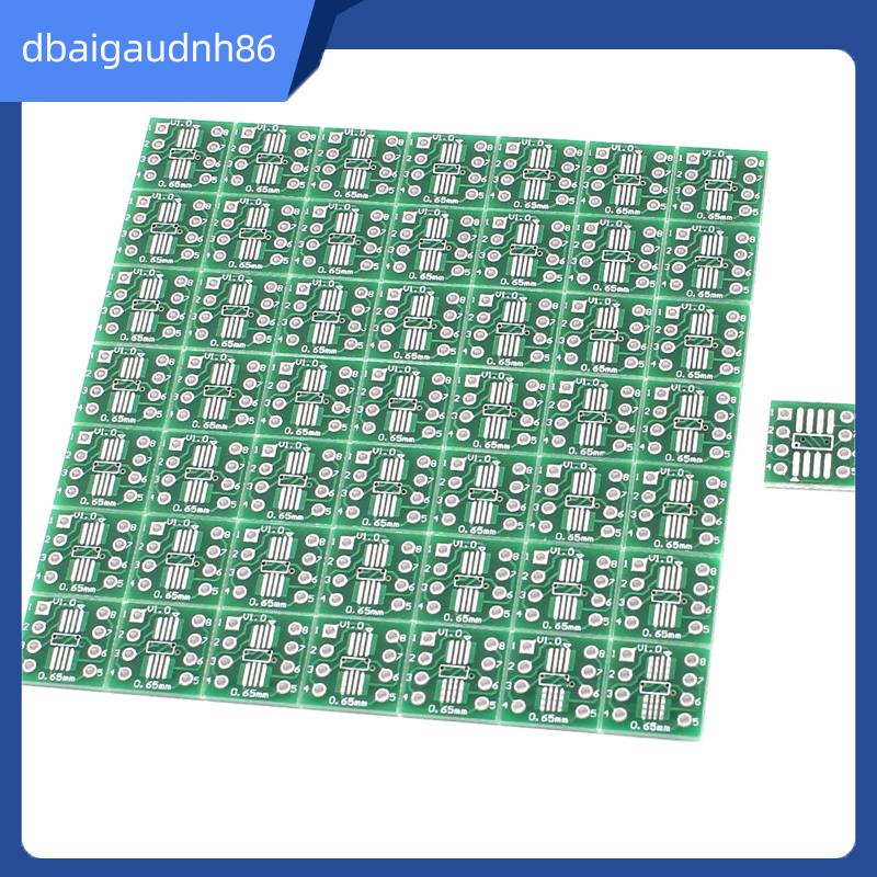 【พร้อมส่ง】อะแดปเตอร์บอร์ด Pcb SOP8 SSOP8 TSSOP8 SMD เป็น DIP8 0.65 1.27 ...