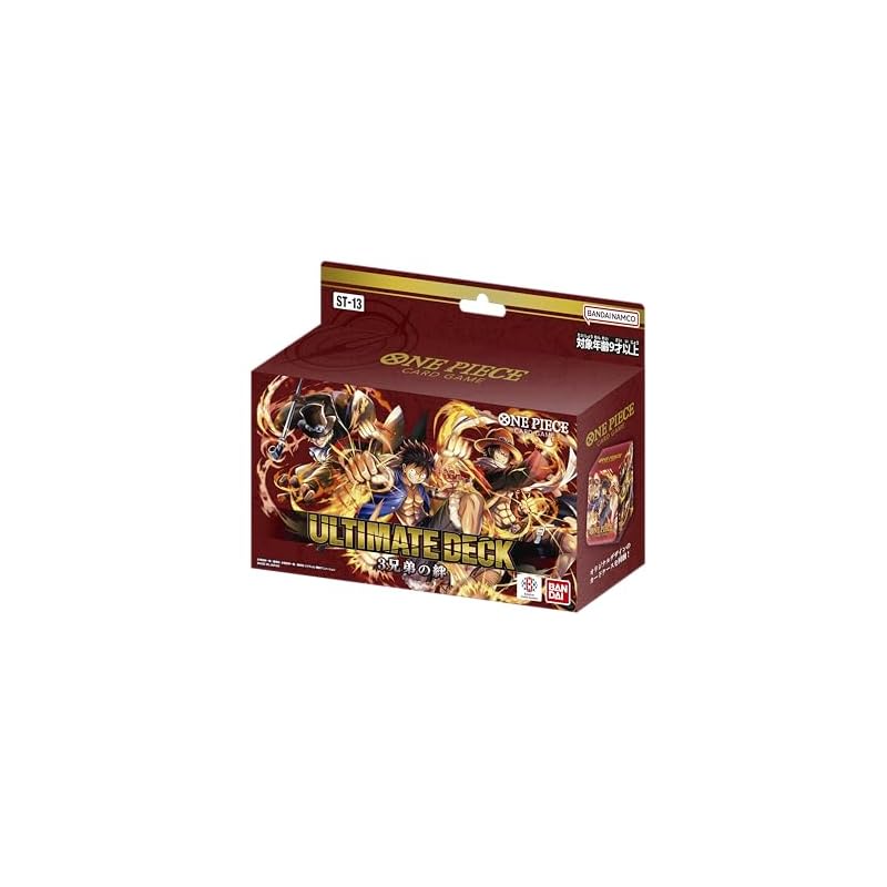 BANDAI ONE PIECE ST13 การ์ดเกม Ultimate Deck Bond of 3 Brothers Shopee Thailand