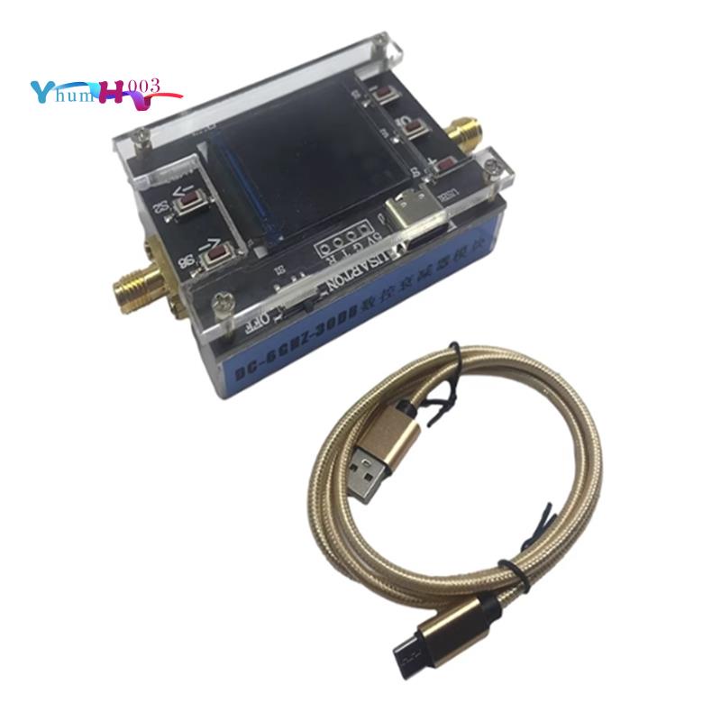 [yhumh003] เครื่องลดทอนสัญญาณดิจิทัล Dc-6G 30Db Step 0.25Db หน้าจอ Tft ...
