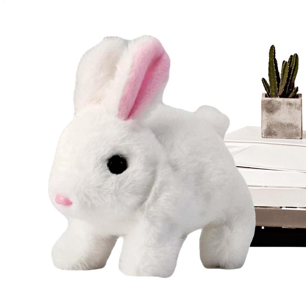 Hopping Bunny Bouncing Bunny ของเล่นตุ๊กตาสัตว์ที่สมจริงกระโดด ...