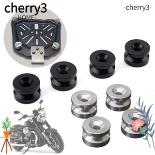 Cherry3 ฐานยึดกล่องท้ายรถจักรยานยนต์ อะลูมิเนียมอัลลอย อุปกรณ์เสริม 4 ชิ้น