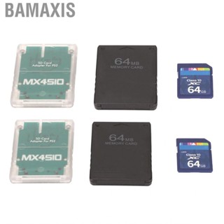 Bamaxis Console Card   Game Adapter Professional Stable Plug and Play with 64G Storage 64MB FMCBV1.966 for Video