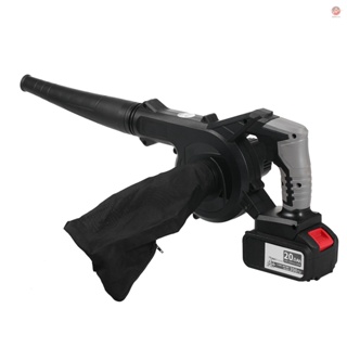 Small Leaf Blower for Patio and Yard - 21V Lightweight Battery Powered Blower &amp; Vacuum Cleaner with Infinite Speed Control