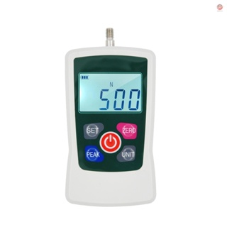 Portable Digital Force Gauge 500N/ 50kg/ 110Lb/ 1760oz Dynamometer with Backlit Display - Ideal for Push and Pull Measurements