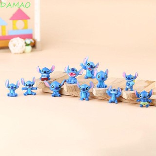 Damao โมเดลฟิกเกอร์ PVC รูปการ์ตูน Stitch สไตล์ญี่ปุ่น ของเล่นสําหรับเด็ก