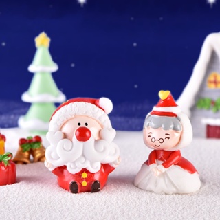 ไอศกรีมคริสต์มาส สโนว์แมน ซานตาคลอส ยาย เครื่องประดับ สําหรับตกแต่งต้นคริสต์มาส 5 ชิ้น