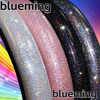 Blueming2 ปลอกหุ้มพวงมาลัยรถยนต์ แบบยืดหยุ่น สีบรอนซ์ 38 ซม. สําหรับตกแต่งภายในรถยนต์