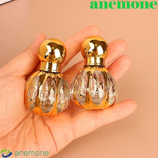 Anemone ขวดน้ํามันหอมระเหย แบบม้วน ชุบไฟฟ้า ขนาดเล็ก หรูหรา สีโปร่งใส สําหรับตกแต่งงานแต่งงาน