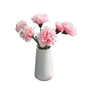 Xiaohua.mx ดอกไม้คาร์เนชั่นประดิษฐ์ ผ้าไหมเทียม สวยหรู สําหรับตกแต่งบ้าน ของขวัญ Diy
