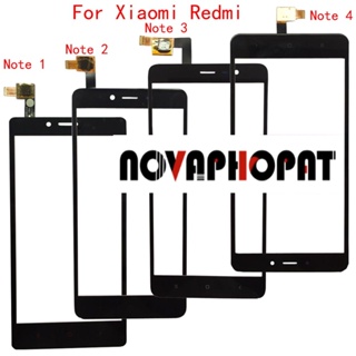 หน้าจอสัมผัส สําหรับ Xiaomi Redmi Note 1 Note 2 Note 3 Note 4 MTK Helio X20 หน้าจอสัมผัส แผงเลนส์ เซนเซอร์ดิจิทัล