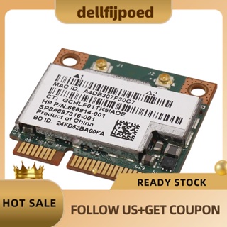 【dellfijpoed】การ์ดไร้สายบลูทูธ 4.0 Dual Band 2.4+5G 300M 802.11A B G N Wifi สําหรับ Hp Bcm943228Hmb Sps 718451-001