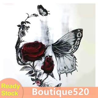 [boutique520.th] ชุดงานจิตรกรรมเม็ดบีด ทรงเพชรกลม รูปหัวกะโหลก ดอกกุหลาบ DIY สําหรับตกแต่งบ้าน