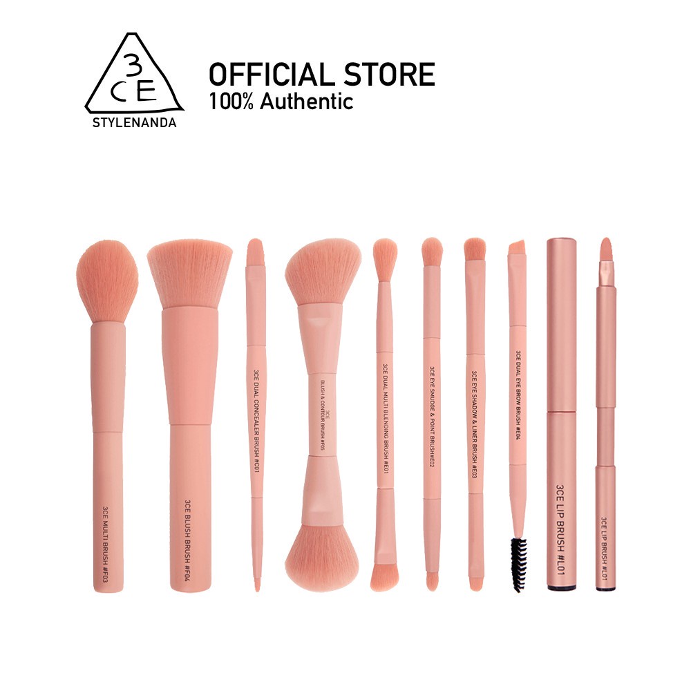 3ce-blush-amp-contour-brush-ทรีซีอี-บลัช-amp-คอนทัวร์-บรัช-เครื่องสำอาง-แปรงแต่งหน้า-แปรงคอนทัวร์