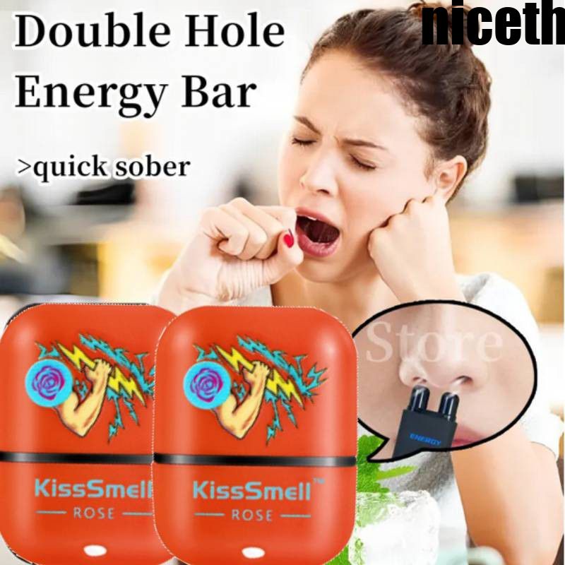 Niceth ทำความสะอาดตับกล่องสมุนไพรจมูก Double-Hole Refreshing Stick Cool ...
