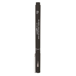 UNI ปากกาหัวเข็ม PIN FINE LINE uni super ink ทนต่อแสงแดด กันน้ำ (สีดำ/สีน้ำเงิน)